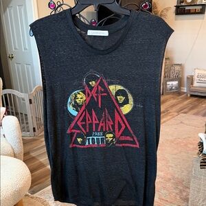 Daydreamer Black Def Leppard Graphic Tank